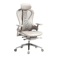 **Ergonomische bureaustoel met ademend mesh en verstelbare armleuningen**